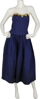 80s Vintage Dance Allure Alfred Angelo Formal Prom Cocktail Party Evening Dress